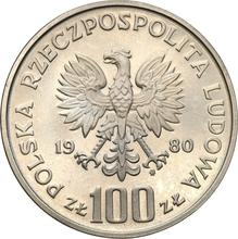 100 Zlotych 1980 MW   "Auerhuhn" (Probe)
