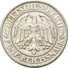 5 Reichsmark 1929 D   "Oak Tree"