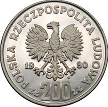 200 Zlotych 1980 MW   "Bolesław I der Tapfere"