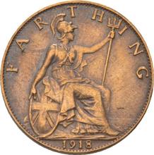 1 Farthing 1918   