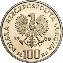 100 Zlotych 1980 MW   "Jan Kochanowski" (Probe)
