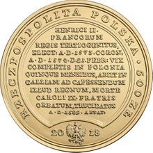 500 Zlotych 2018    "Henry III Valois"
