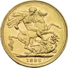 Соверен 1899 S   "Вуаль на голове"