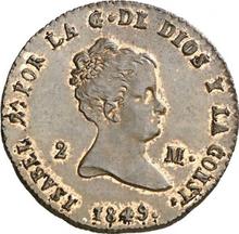 2 Maravedís 1849   