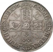 Crown 1663    "First laureated bust"