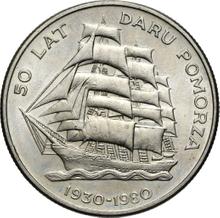 20 Zlotych 1980 MW   "Segelschulschiff „Dar Pomorza“"