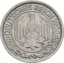 50 Reichspfennig 1935 E  