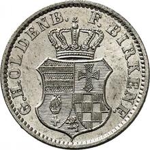 1/2 Silber Groschen 1858 B   (Birkenfeld)