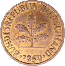 2 Pfennig 1950 J  