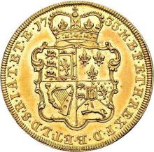 Two guinea 1733    "Young Head"