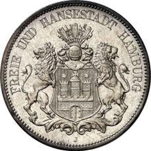 5 марок 1894 J   "Гамбург"