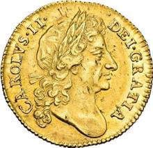 Half Guinea 1676    "Second laureate bust"