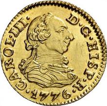 1/2 Escudo 1776 S CF 