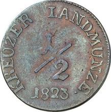 1/2 krajcara 1823   