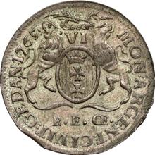 6 Groszy (Szostak) 1765  REOE  "Danzig"