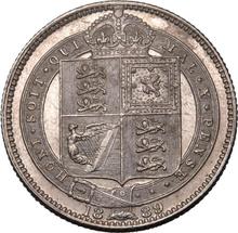 Shilling 1889   JEB "Large Jubilee Head"