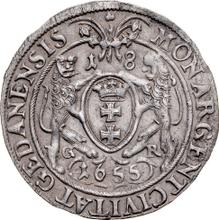 Ort (18 Groszy) 1655  GR  "Danzig"