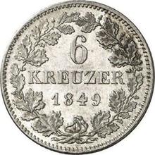 6 Kreuzer 1849   