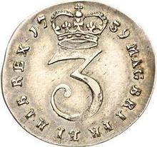 Threepence 1739   