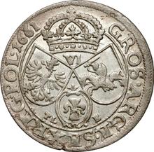 6 Groszy (Szostak) 1661  TLB  "Bust in a circle frame"