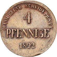 4 Pfennig 1822   