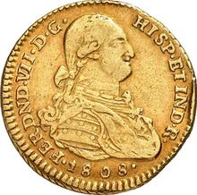 2 Escudos 1808 NR JF 