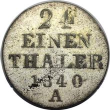 1/24 Thaler 1840 A  