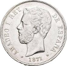 5 Pesetas 1871  DEM 