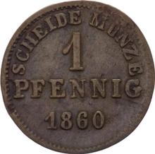 1 Pfennig 1860   