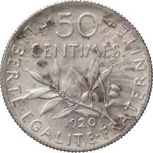 50 Centime 1920    "Sämann"