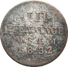 3 Pfennig 1832   