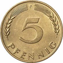 5 Pfennig 1971 F  