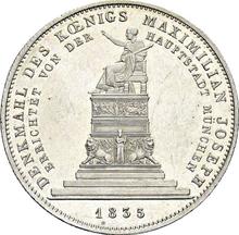 Thaler 1835    "King Maximilian monument"