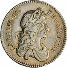 Shilling 1672    "Second laureate bust"