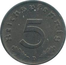 5 Reichspfennig 1944 D  