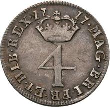 Fourpence (Groat) 1717   