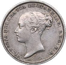 Sixpence 1843   