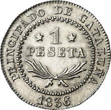 1 песета 1836 B PS 