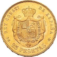 25 Pesetas 1879  EMM 