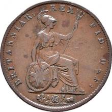 Halfpenny 1834   WW