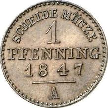 1 Pfennig 1847 A  