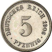 5 Pfennig 1906 F  