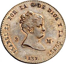 2 Maravedís 1837 DG  