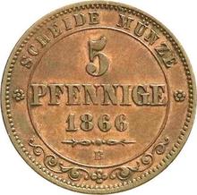 5 Pfennig 1866  B 