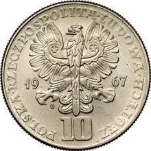 10 Zlotych 1967 MW  JJ "50th Anniversary of the October Revolution" (Pattern)