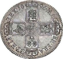 Halfcrown 1696 B   "Large Shields"