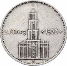 2 Reichsmark 1934 G   "Garrison Church (with date)"
