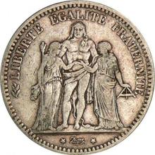 5 Franken 1872 K   "Herkules"