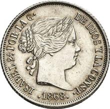 20 Céntimos de escudo 1868   