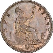 Penny 1874 H  